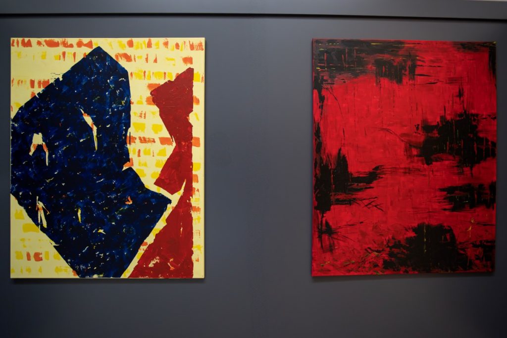 Greed Corrupts 01 & 02, Andrew Ems Watson, Abstract Painting